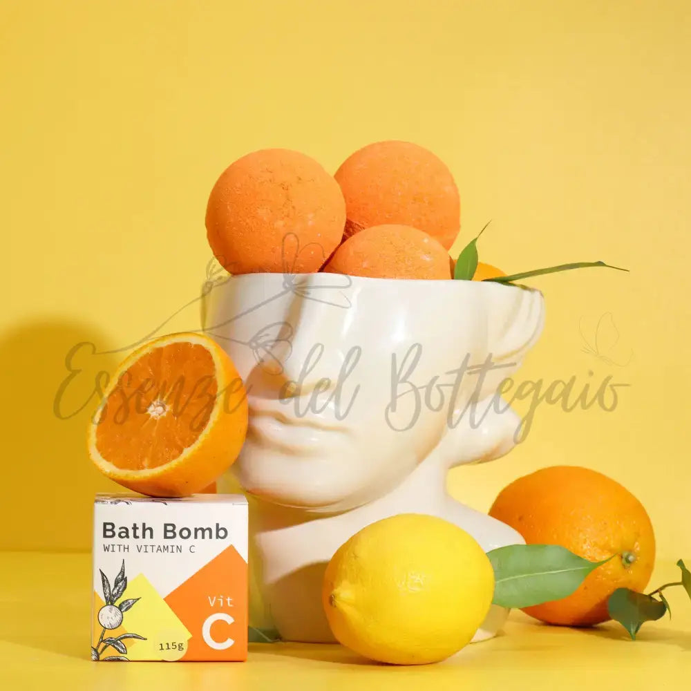 Bomba da Bagno Vitamina C e Oli Essenziali - Vitamin C Skincare Line