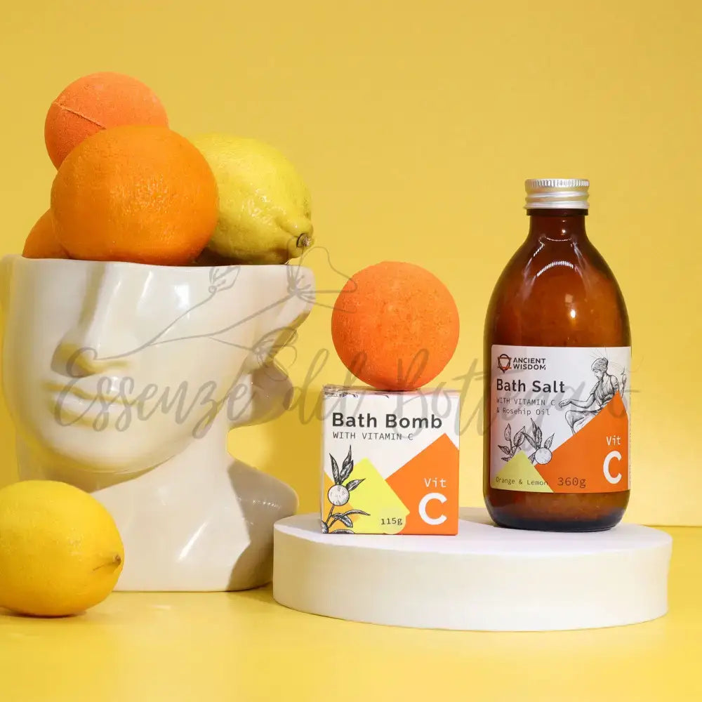 Bomba da Bagno Vitamina C e Oli Essenziali - Vitamin C Skincare Line