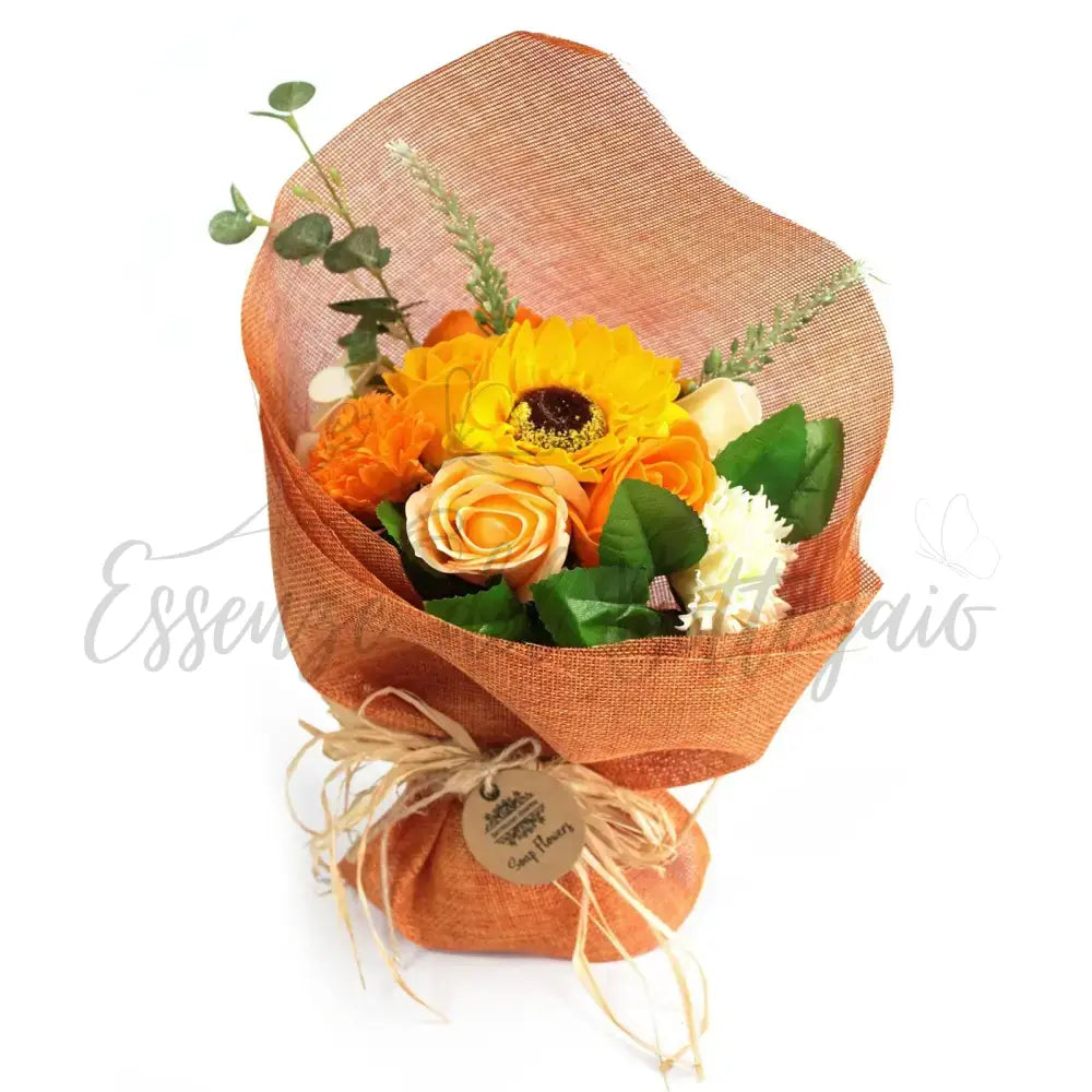 Bouquet Fiori di Sapone Arancio - Soap Flower Bouquets