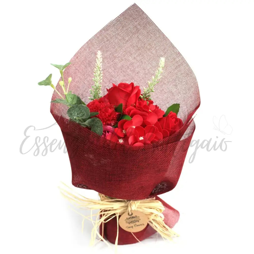 Bouquet Fiori di Sapone Rosso - Soap Flower Bouquets
