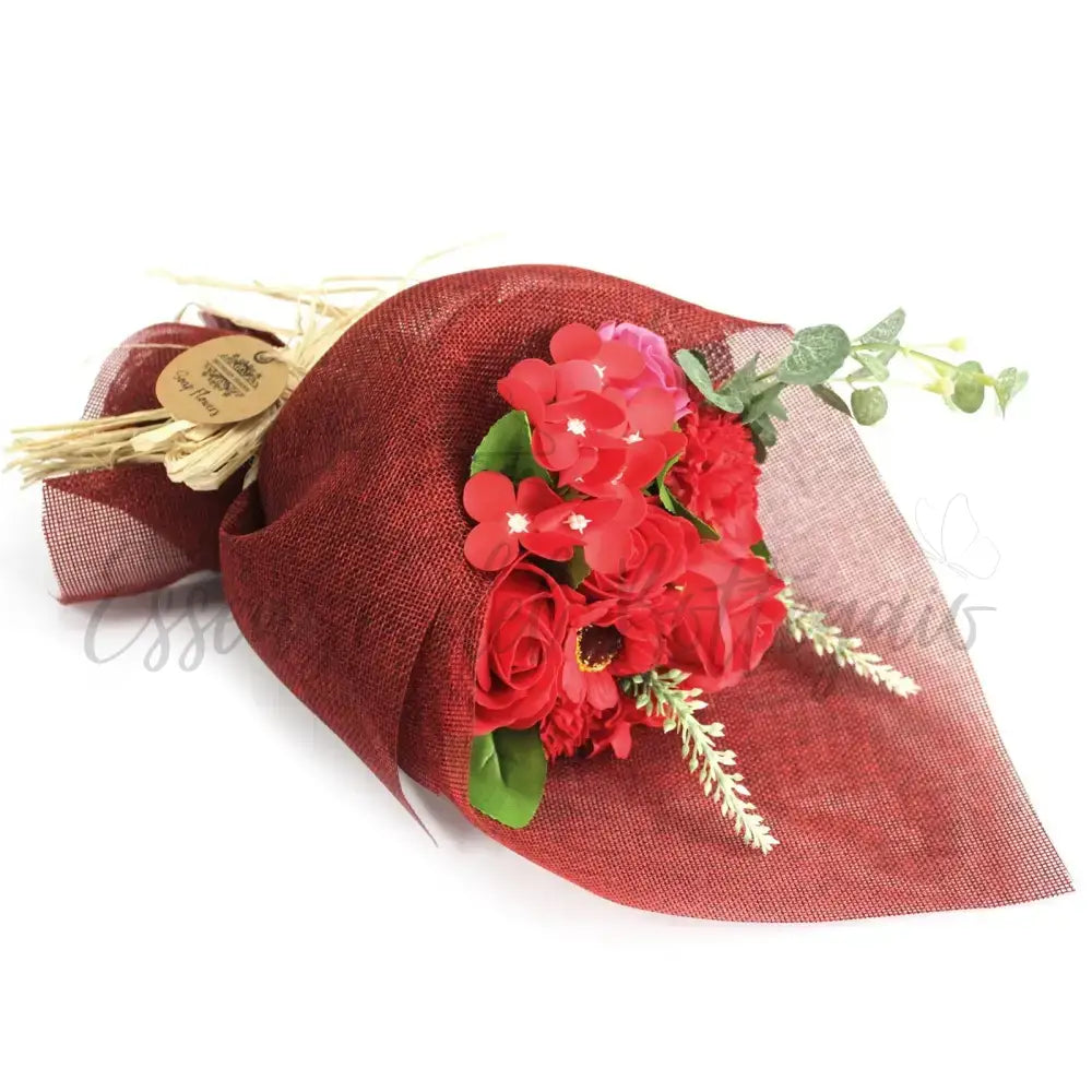 Bouquet Fiori di Sapone Rosso - Soap Flower Bouquets