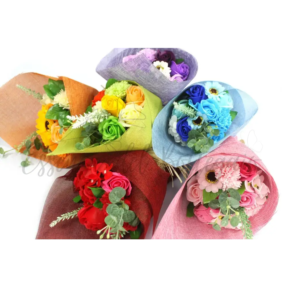 Bouquet Fiori di Sapone Viola - Soap Flower Bouquets