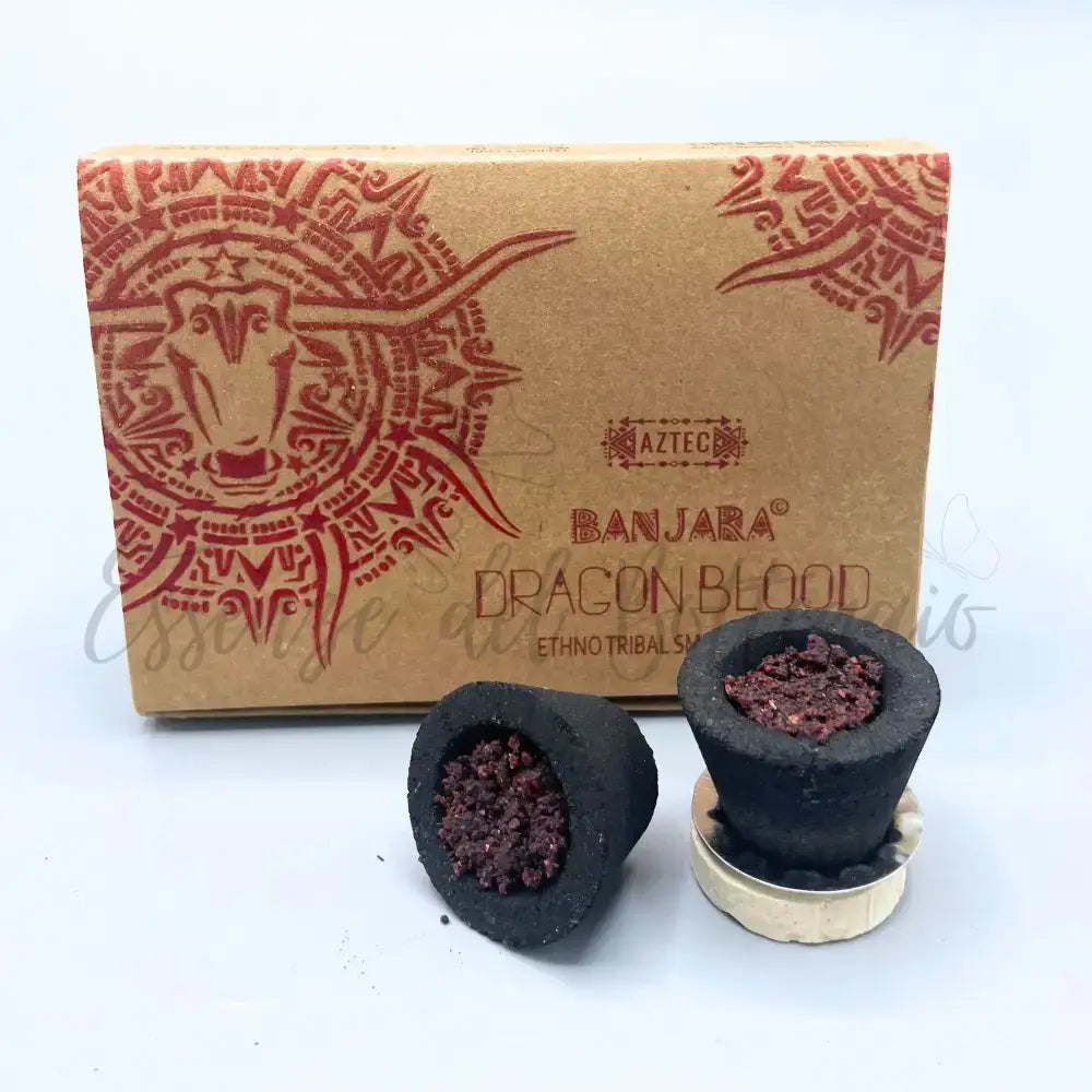 Box Resine in Coppino Banjara - Sangue di Drago - Banjara Ethno Tribal Smudge & Resin Cups