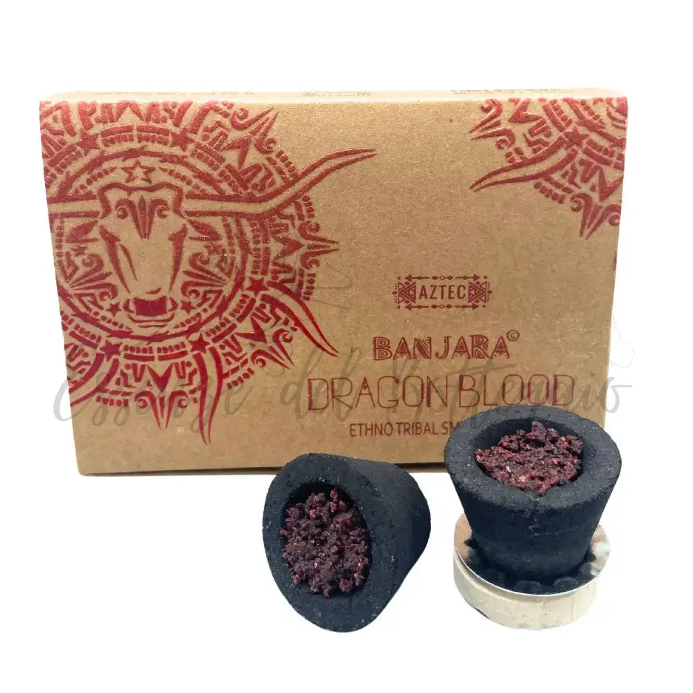 Box Resine in Coppino Banjara - Sangue di Drago - Banjara Ethno Tribal Smudge & Resin Cups