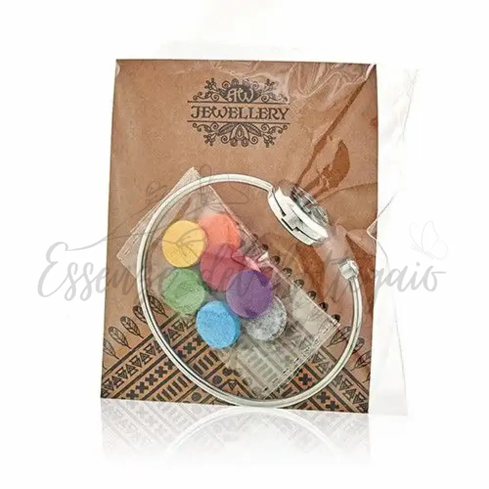 Braccialetto Aroma con Cristallo - Libellula - 20mm - Aromatherapy Diffuser Necklaces