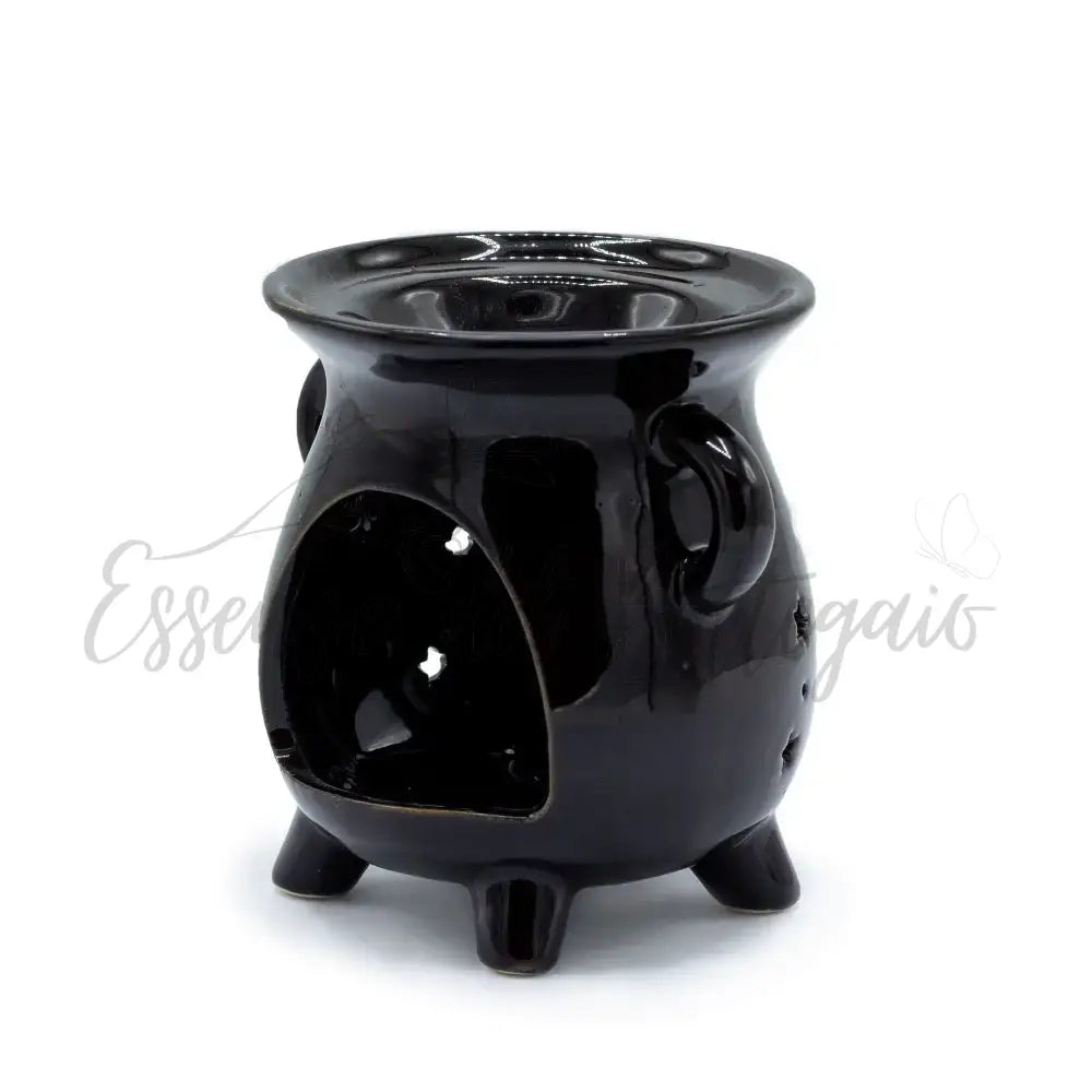 Brucia Essenze - Calderone Fase Lunare - Nero - Floral & Cauldron Oil Burners