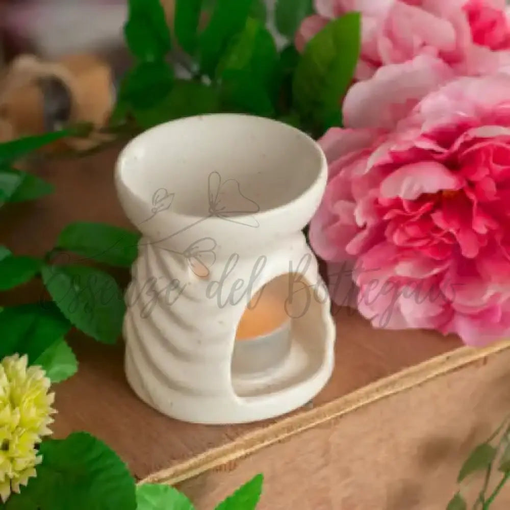 Brucia Essenze - Geometrico - Avorio - Floral & Cauldron Oil Burners