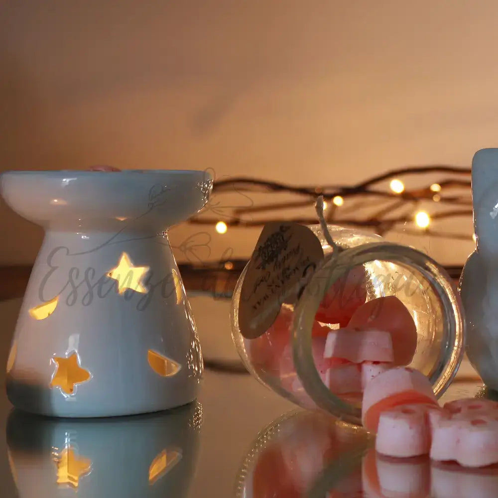 Brucia essenze Piccolo - Luna & Stelle - Classic White Oil Burner