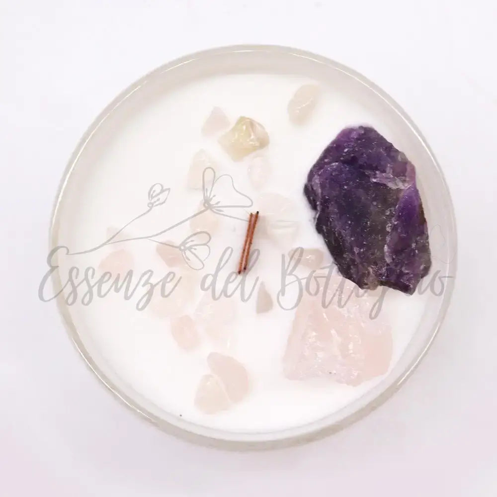 Candela Cristallo Chakra - Chakra del Terzo Occhio - Chakra Crystal Candles