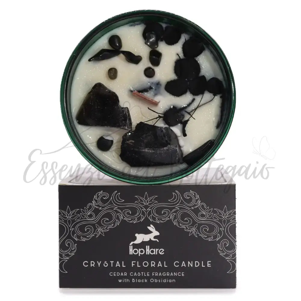 Candela con Fiore Magico Hop Hare - Cavaliere di Spade - Hop Hare Crystal Magic Flower Candles