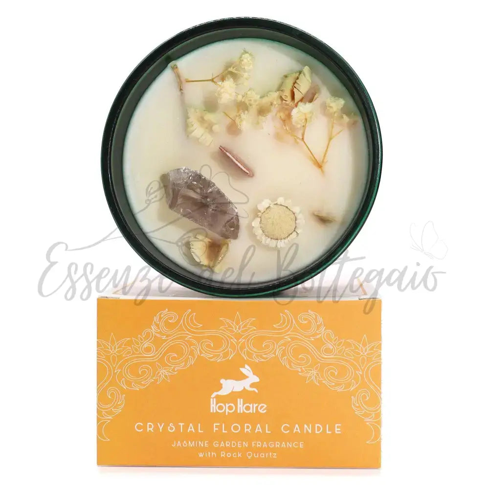 Candela con Fiore Magico Hop Hare - il Leone - Hop Hare Crystal Magic Flower Candles