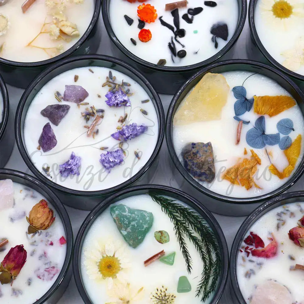 Candela con Fiore Magico Hop Hare - la Luna - Hop Hare Crystal Magic Flower Candles