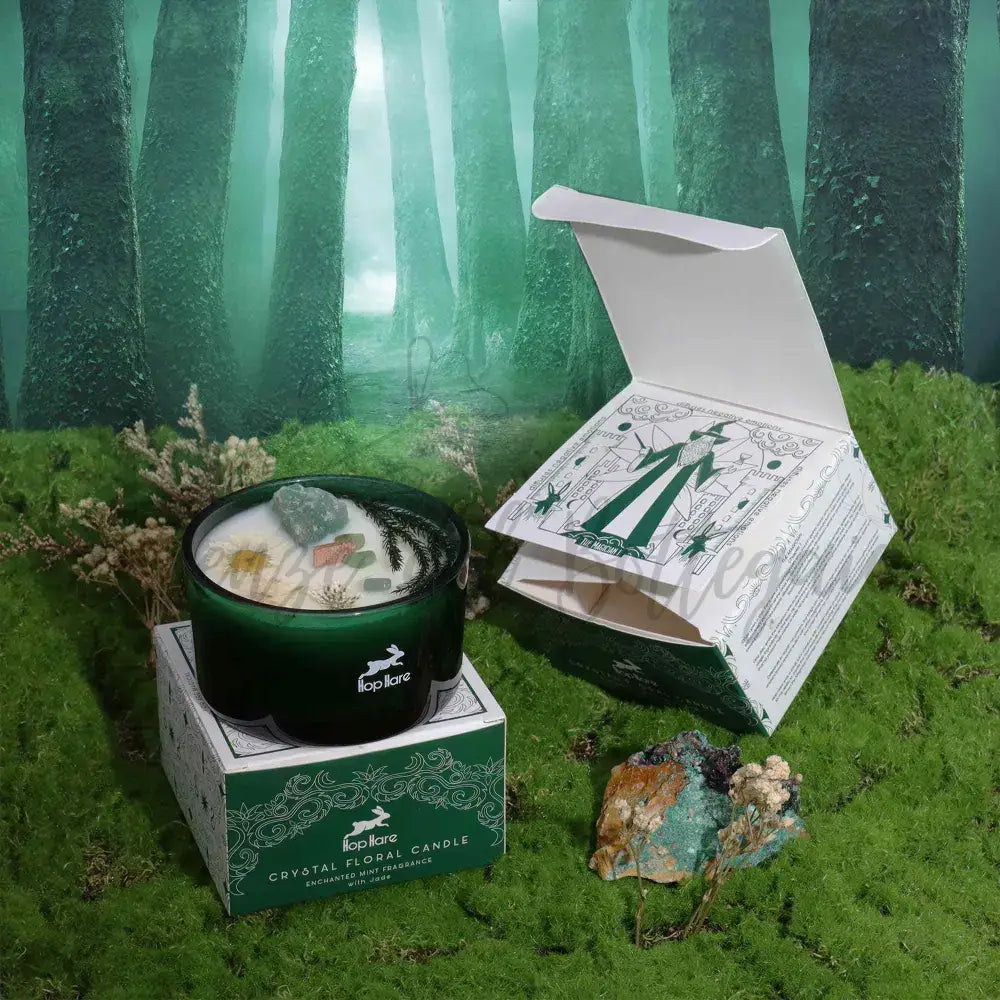 Candela con Fiore Magico Hop Hare - Il Mago - Hop Hare Crystal Magic Flower Candles