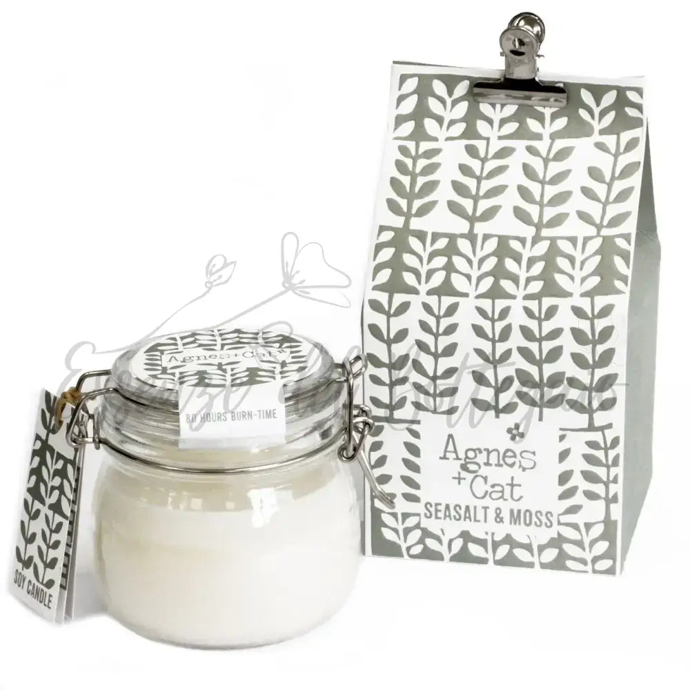 Candela Kilner Jar - Sale marino e muschio - Kilner Jar Candles 400 ml
