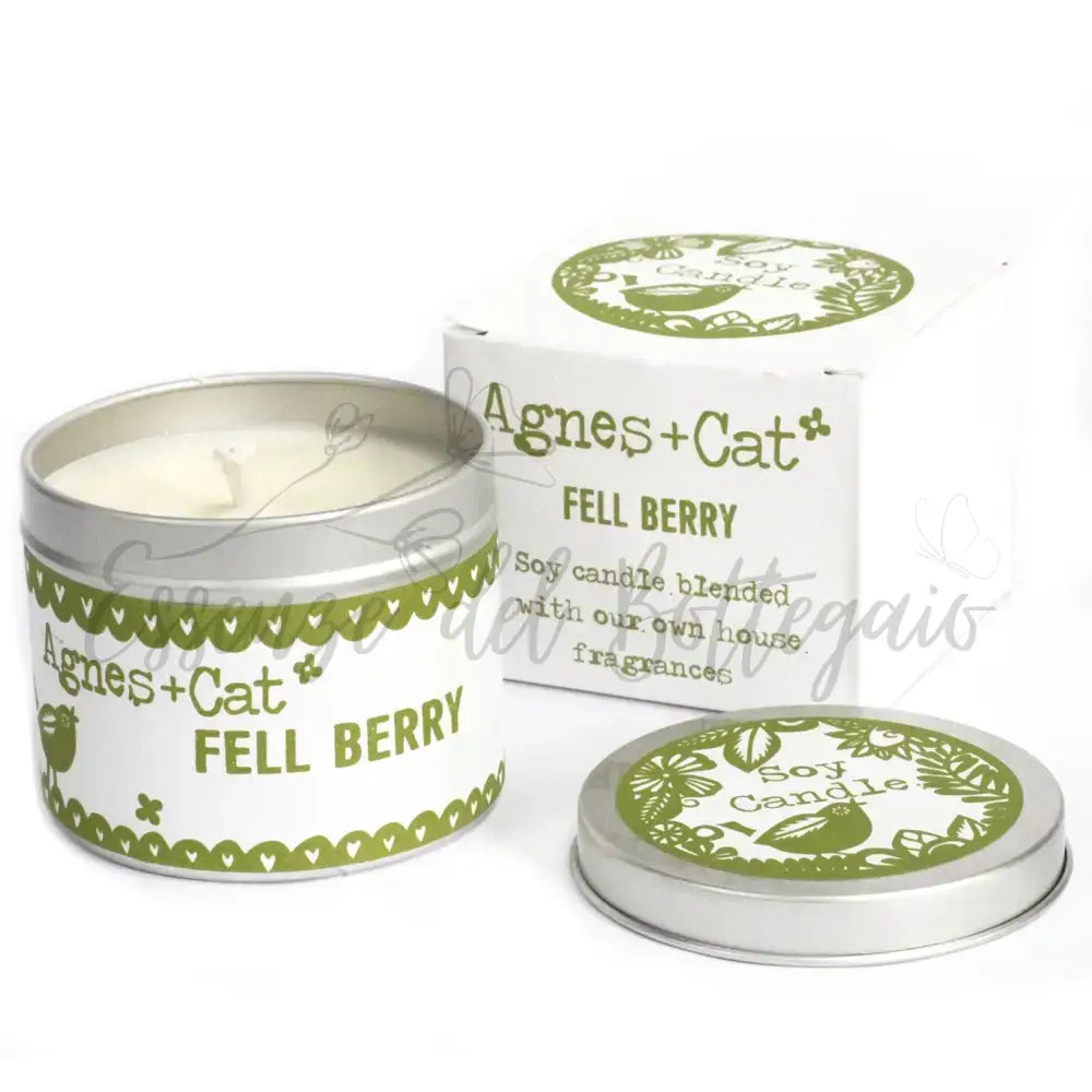 Candela in Lattina - Fell Berry - Soy Wax Tin Candles 200 ml