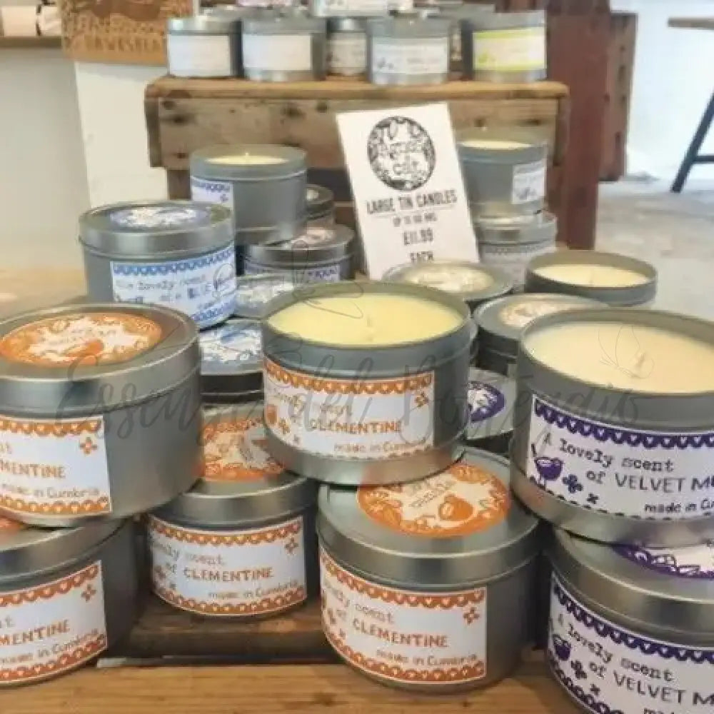 Candela in Lattina - Luna di Velluto - Soy Wax Tin Candles 200 ml