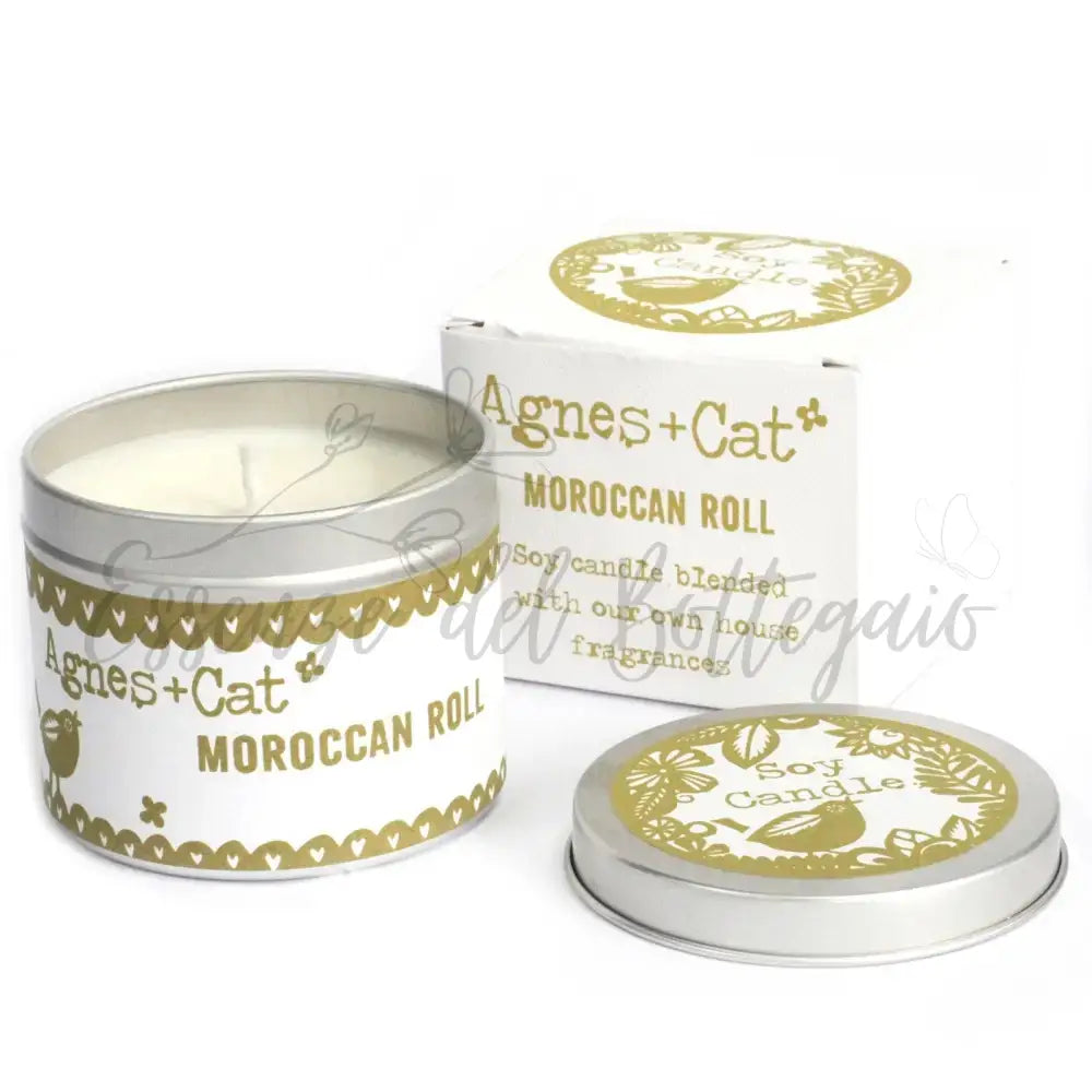 Candela in Lattina - Moroccan Roll - Soy Wax Tin Candles 200 ml