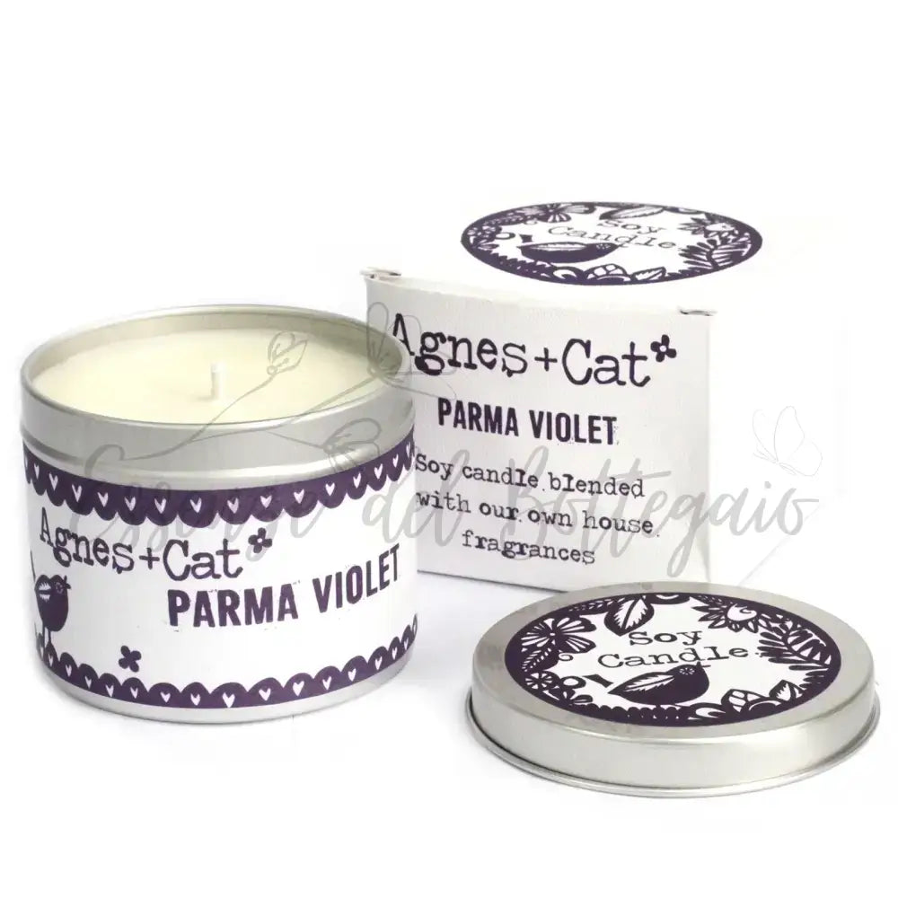 Candela in Lattina - Violetta di Parma - Soy Wax Tin Candles 200 ml