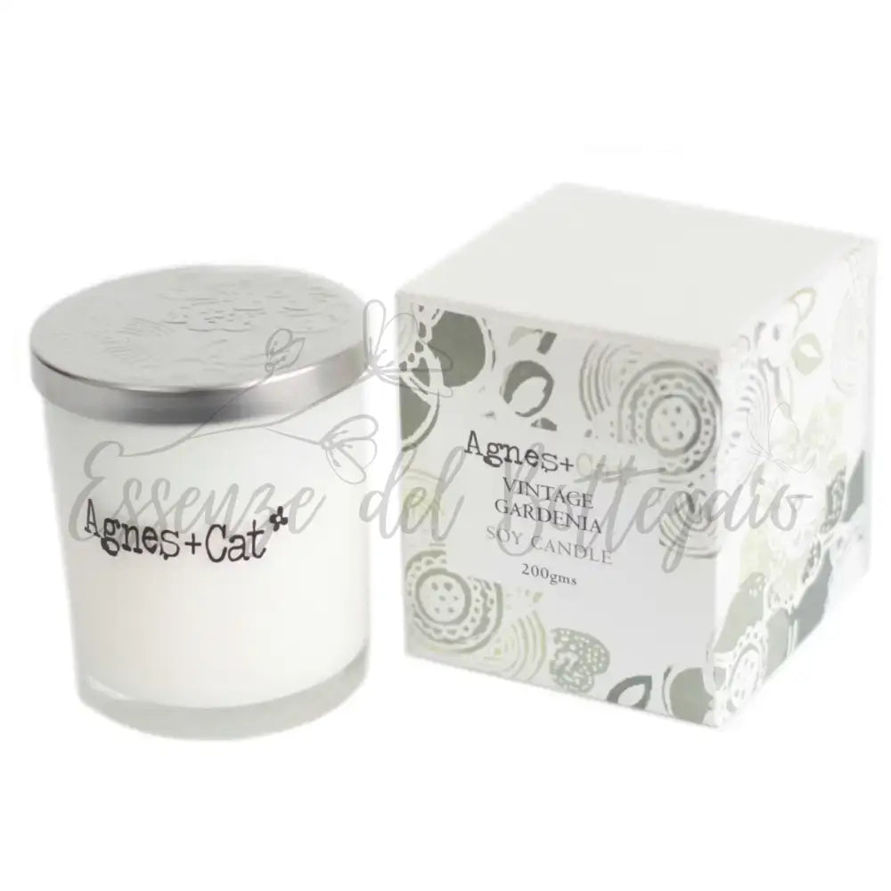Candela Votiva - Gardenia Vintage - Votive Glass Jar Candles 200 ml
