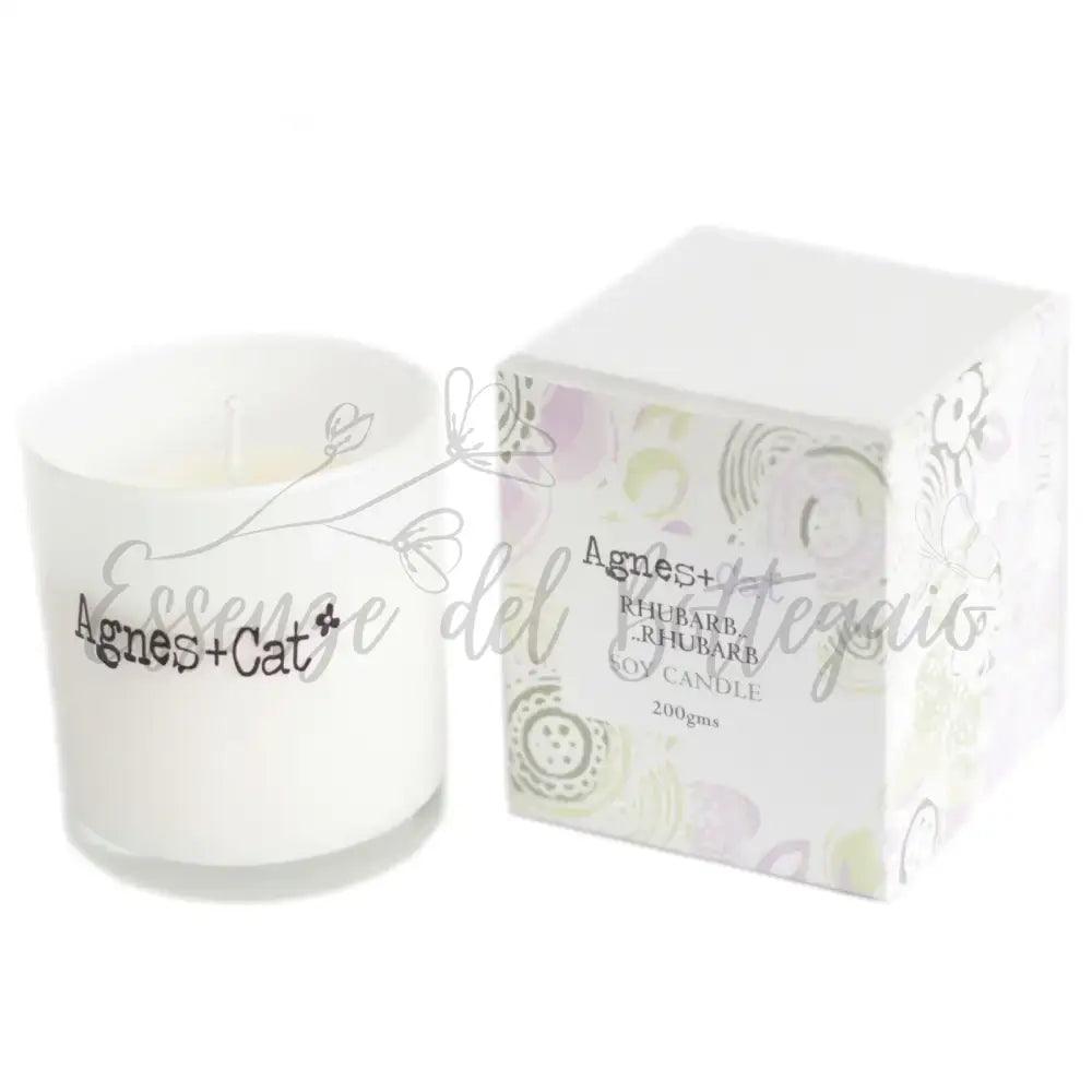 Candela Votiva - Rabarbaro - Votive Glass Jar Candles 200 ml