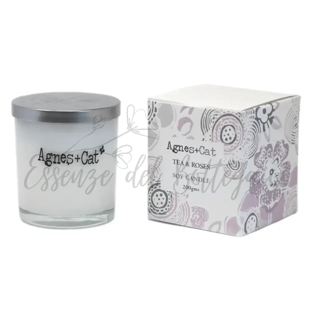 Candela Votiva - Tè e Rose - Votive Glass Jar Candles 200 ml