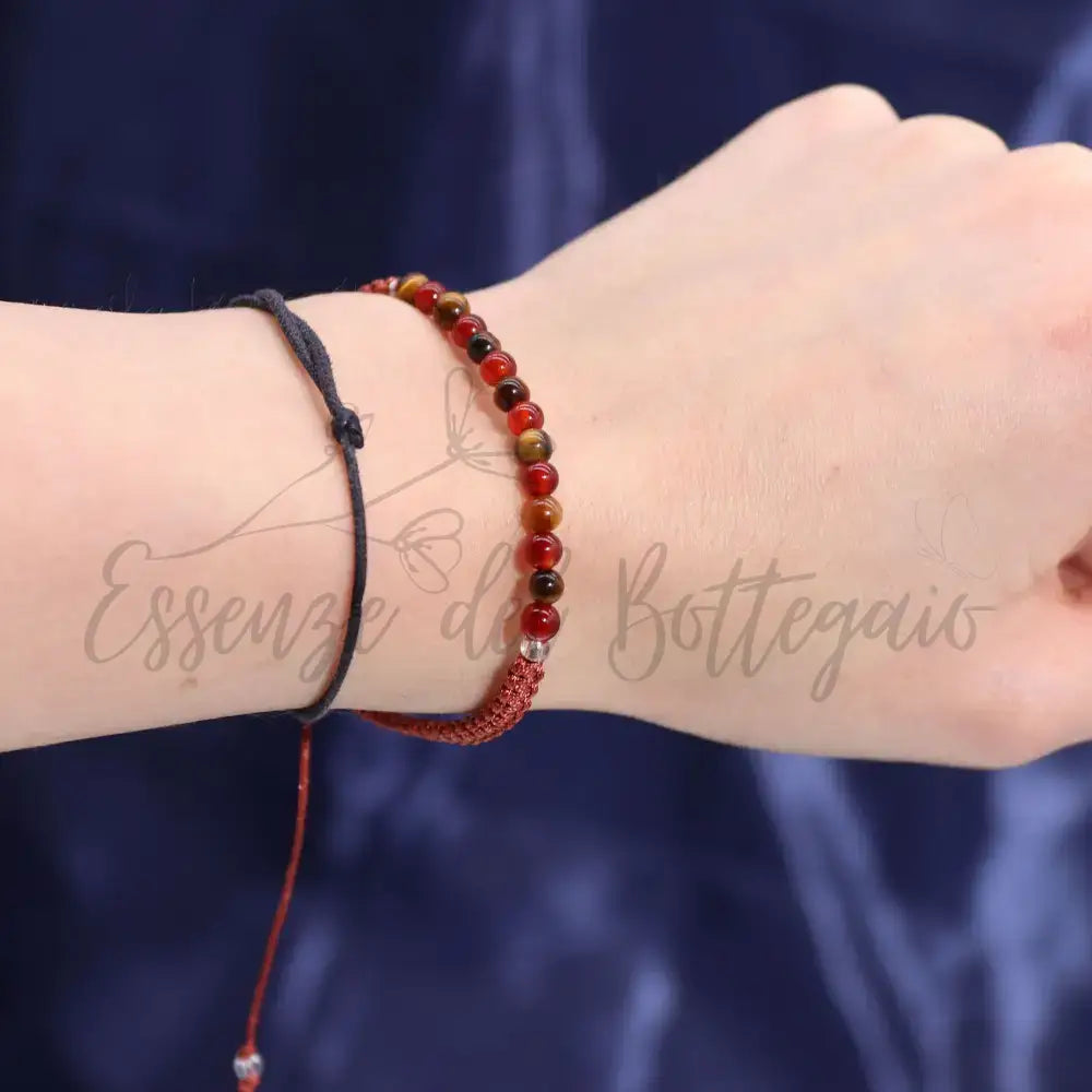 Candela Zodiaco con Braccialetto - Leone - Zodiac Crystal Candles with Gemstone Bracelet