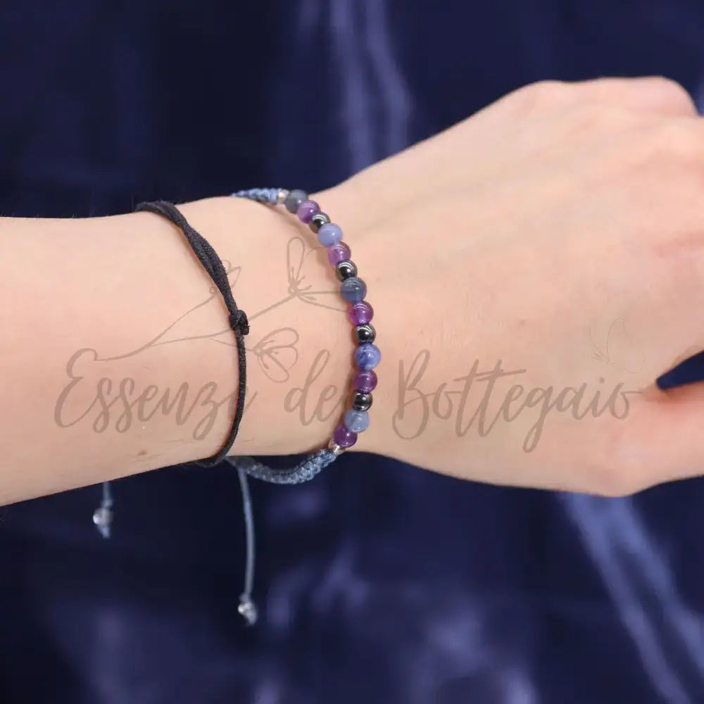 Candela Zodiaco con Braccialetto - Sagittario - Zodiac Crystal Candles with Gemstone Bracelet