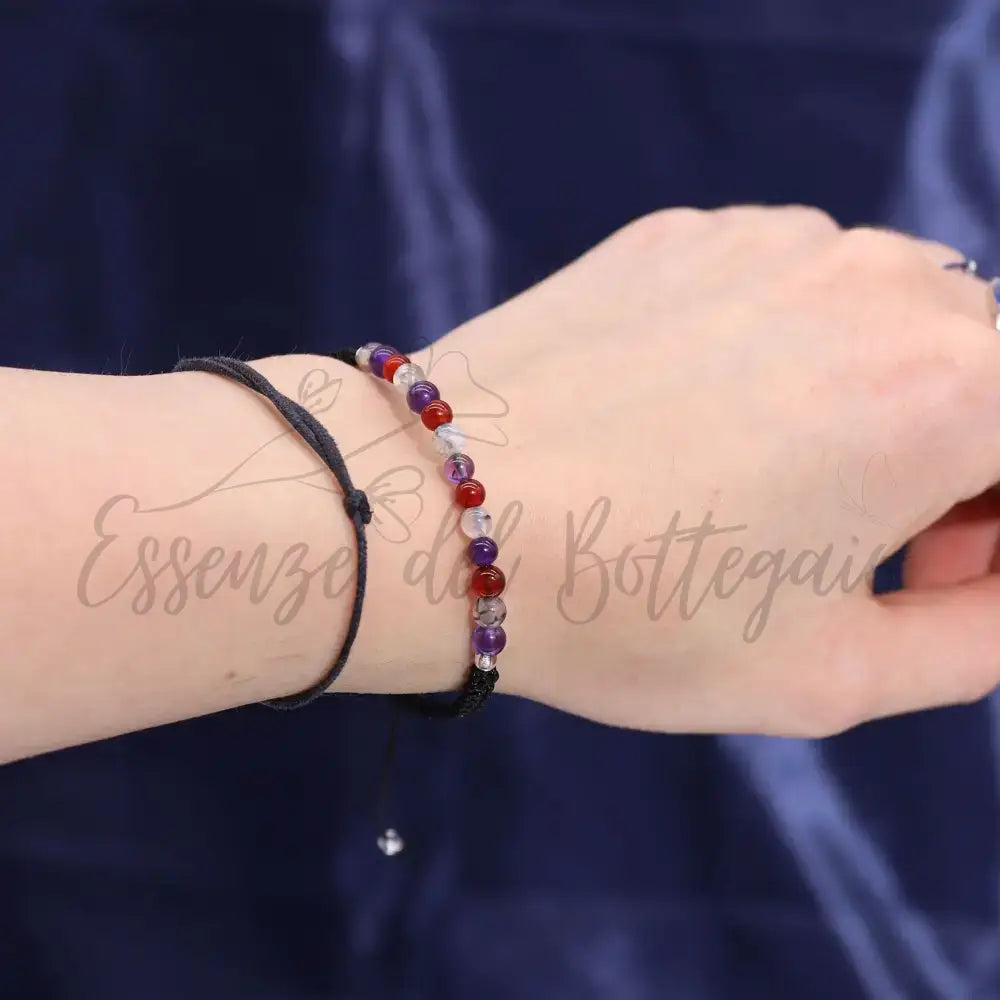 Candela Zodiaco con Braccialetto - Vergine - Zodiac Crystal Candles with Gemstone Bracelet