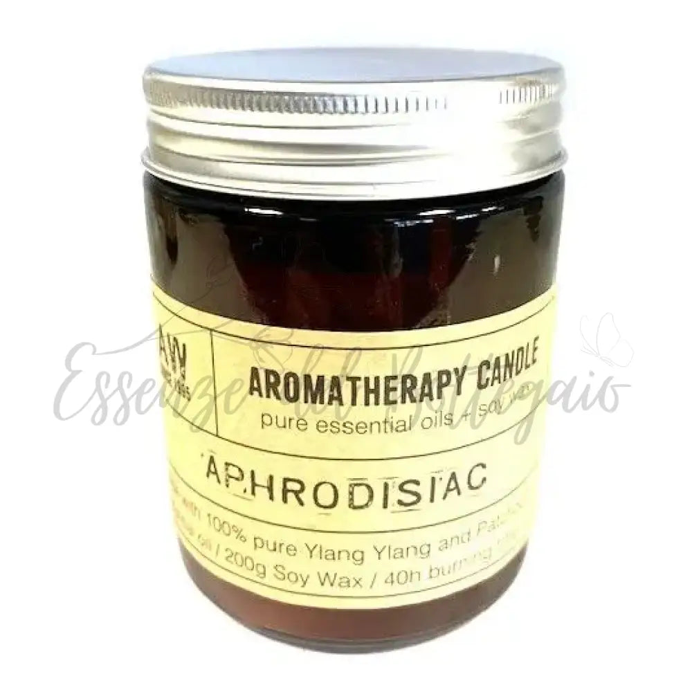 Candele Aromaterapiche - Afrodisiaca - Aromatherapy Soy Wax Candles - 200g