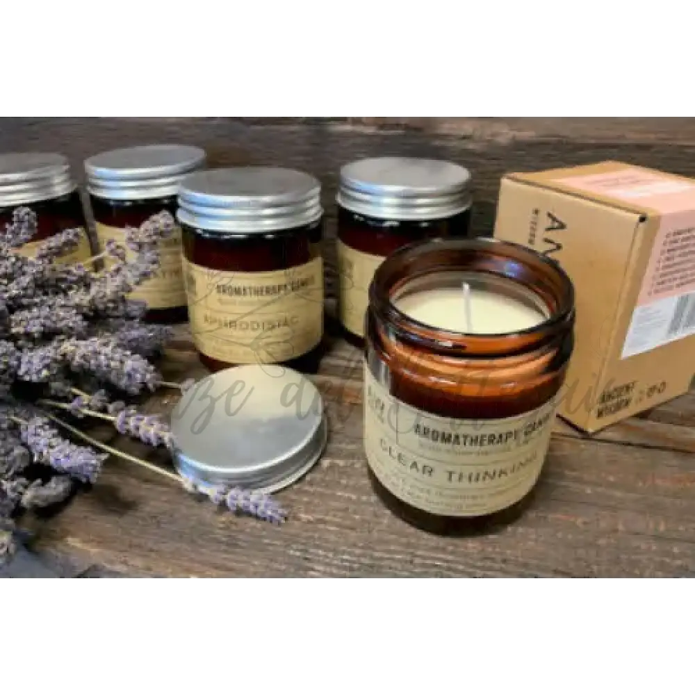 Candele Aromaterapiche - Chiarezza di Pensiero - Aromatherapy Soy Wax Candles - 200g