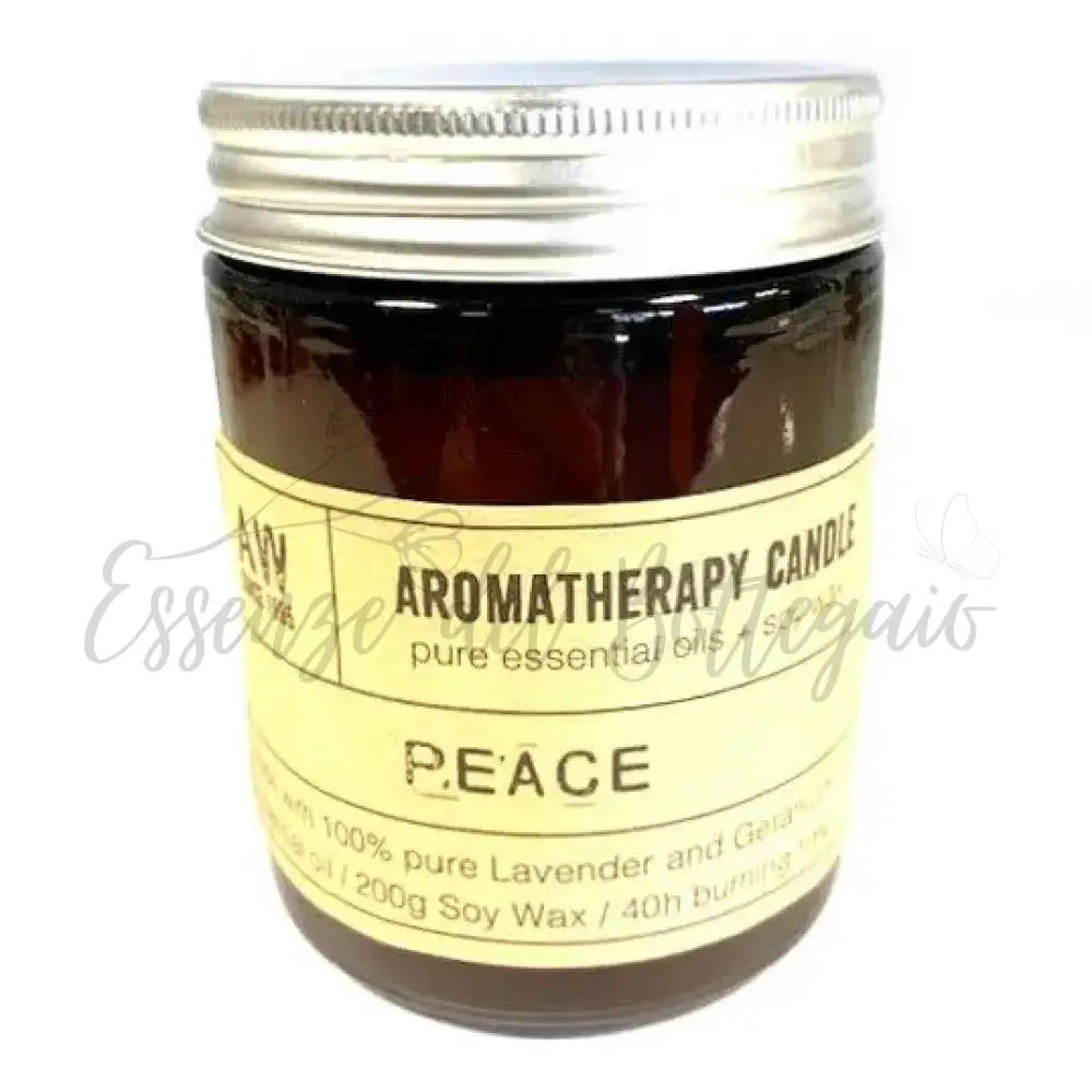 Candele Aromaterapiche - Pace - Aromatherapy Soy Wax Candles - 200g