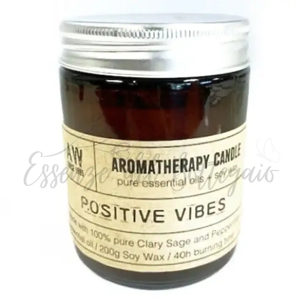 Candele Aromaterapiche - Vibrazioni Positive - Aromatherapy Soy Wax Candles - 200g