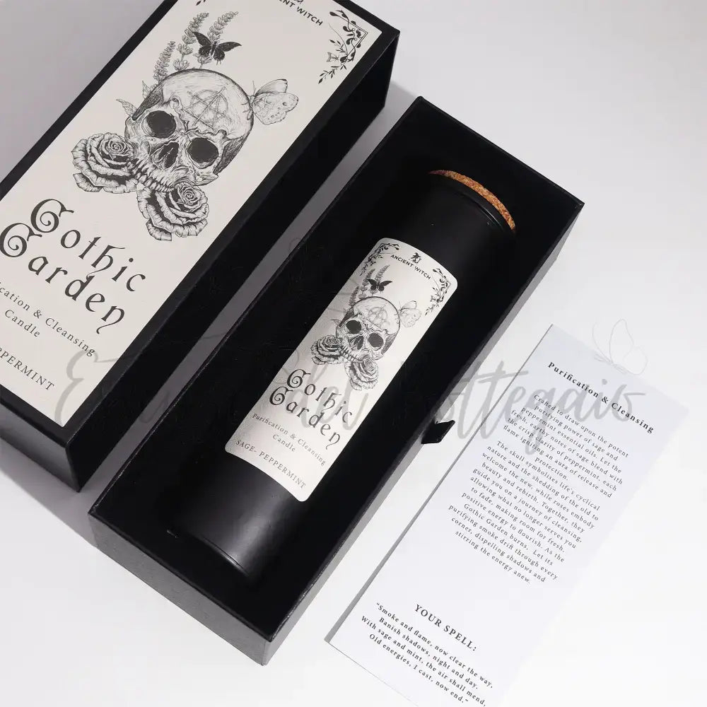 Candele Purificanti della Strega Antica - Giardino Gotico - Ancient Witch Ritual Candles