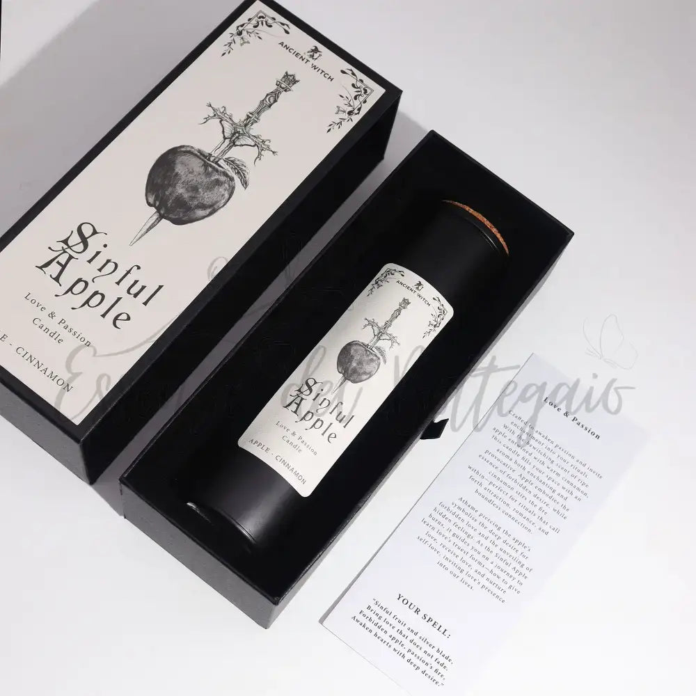 Candele Purificanti della Strega Antica - Mela Proibita - Ancient Witch Ritual Candles