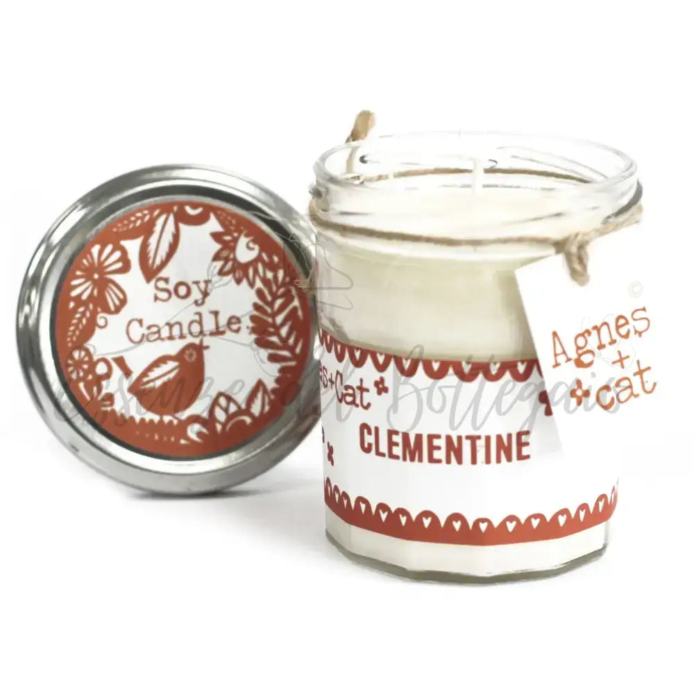 Candele in Vasetto - Clementine - Soy Wax Jam Jar Candles 220 ml