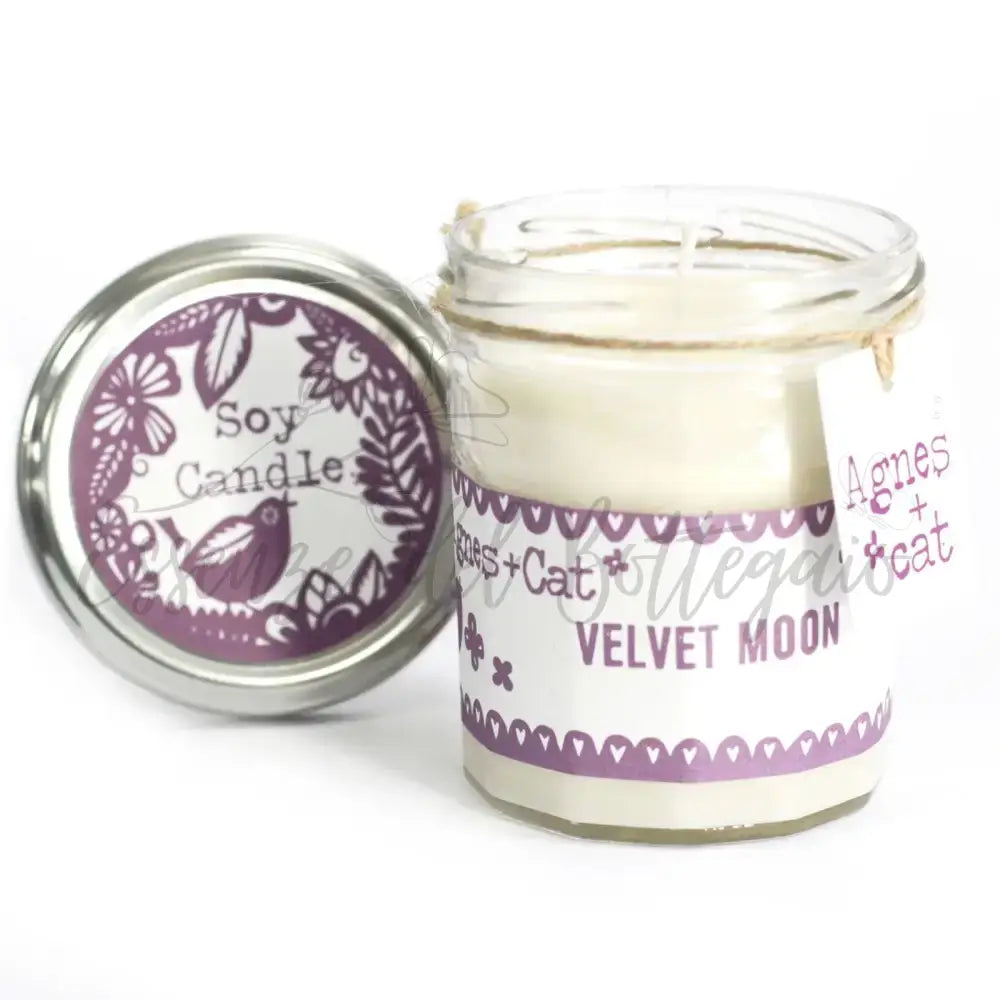 Candele in Vasetto - Luna di Velluto - Soy Wax Jam Jar Candles 220 ml