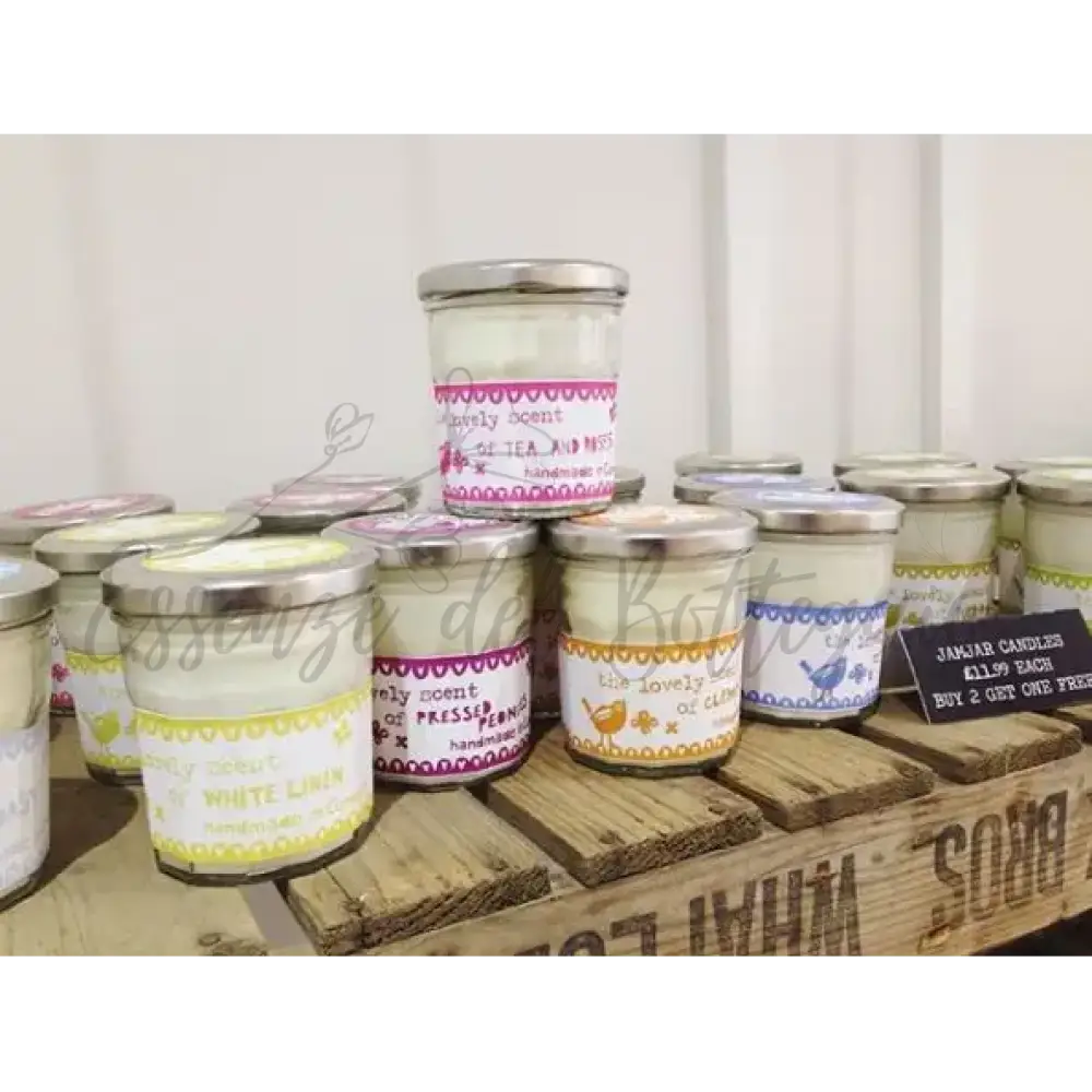 Candele in Vasetto - Pietra della Luna - Soy Wax Jam Jar Candles 220 ml