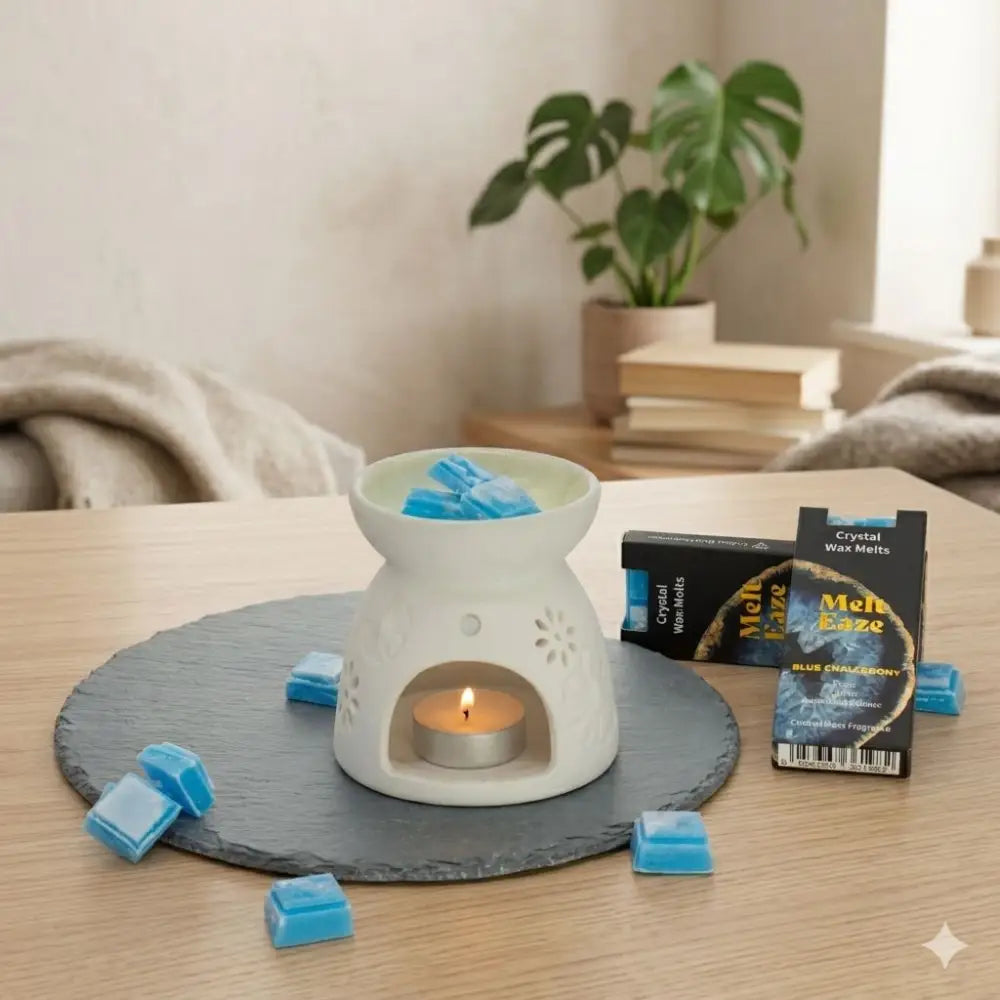 Cera profumata 50g - Onda Acquamarina - Muschio costiero - Melt Eaze Crystal Wax Melts