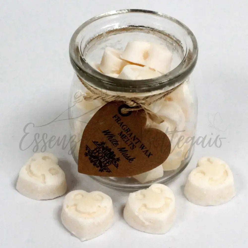 Cere in Vasetto - Muschio Bianco - Soy Wax Melts in Jars