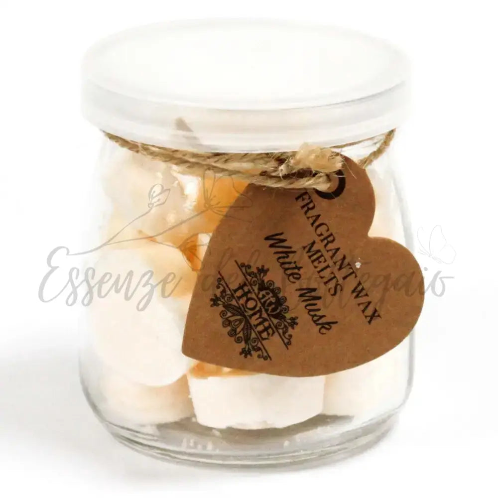 Cere in Vasetto - Muschio Bianco - Soy Wax Melts in Jars