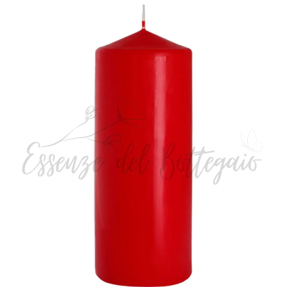 Cero 80x200mm - Rosso - Pillar Candle