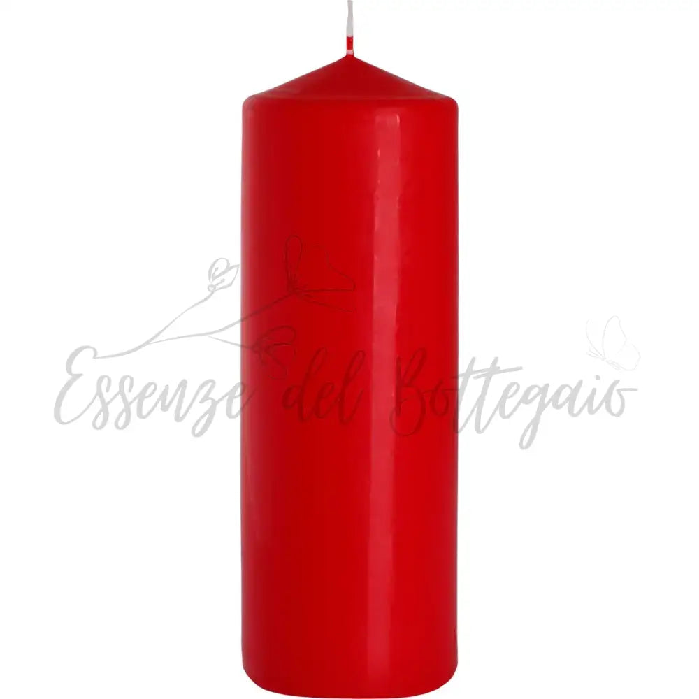 Cero 80x250mm - Rosso - Pillar Candle