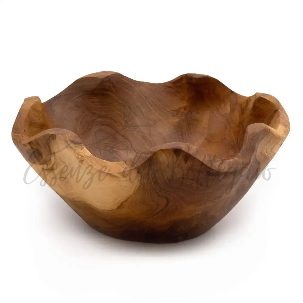 Ciotola Media in Teak - 21x9 cm - Teak Wood Bowls