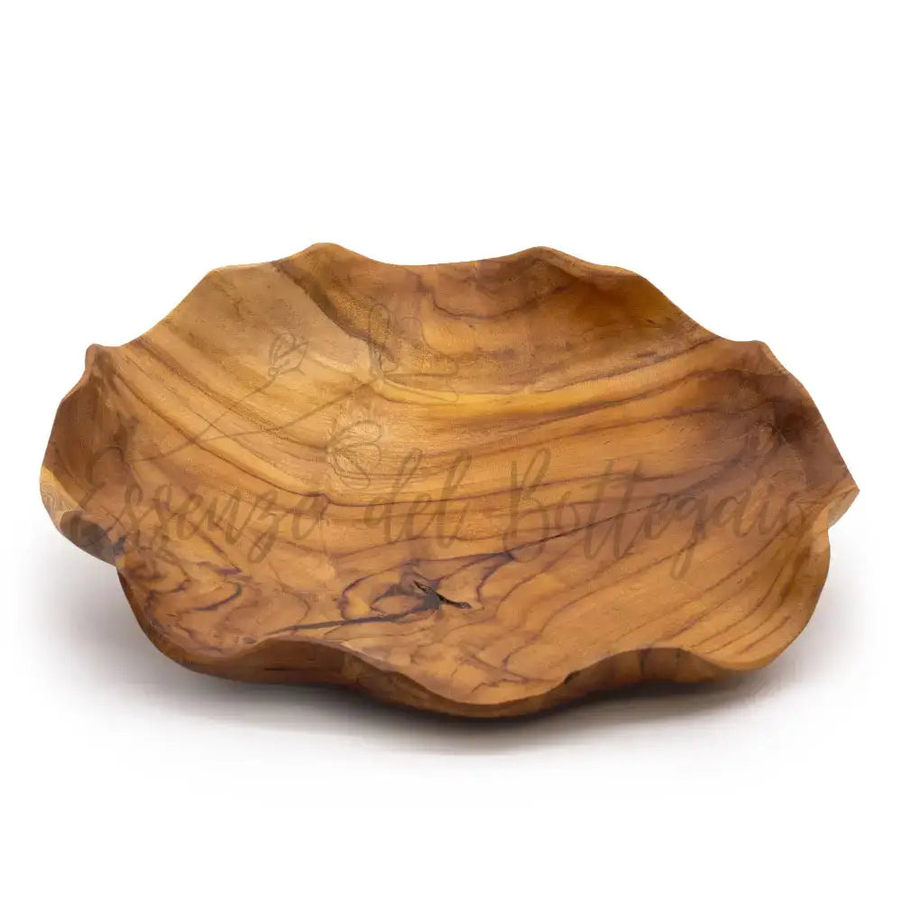 Ciotola in Teak Rotonda 28x5,5 cm - Teak Wood Bowls