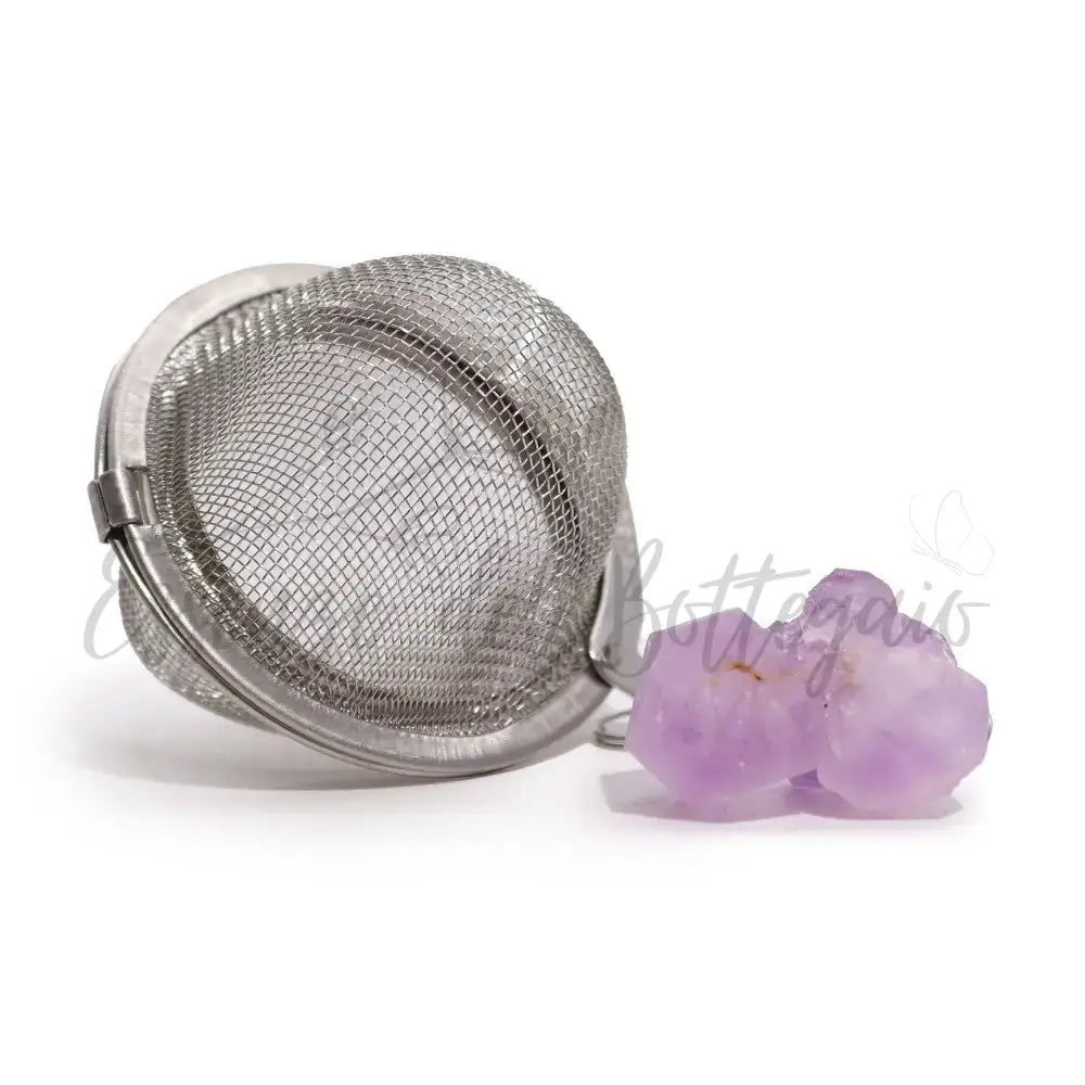 Colino da Tè Pietra Semipreziosa Grezza - Cluster - Raw Crystal Gemstone Tea Strainer