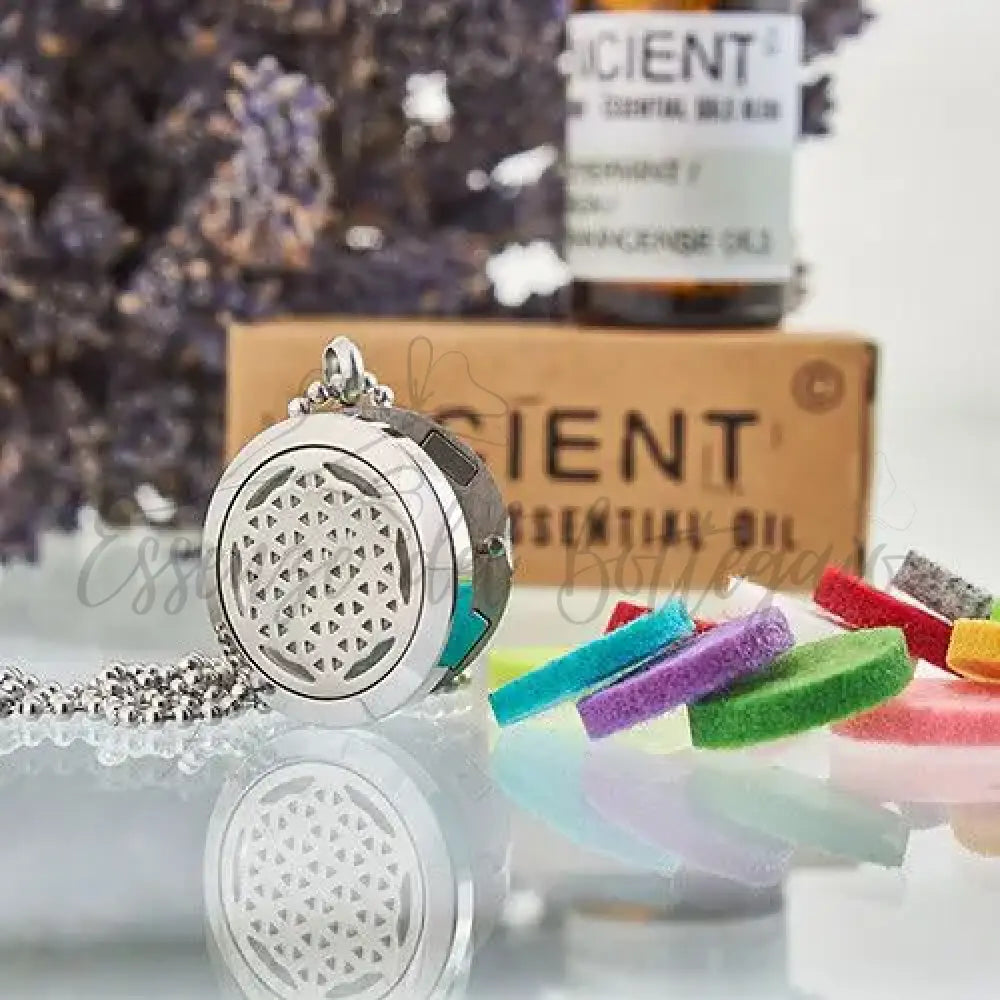 Collana Aroma - Fiore della Vita 25mm - Aromatherapy Diffuser Necklaces