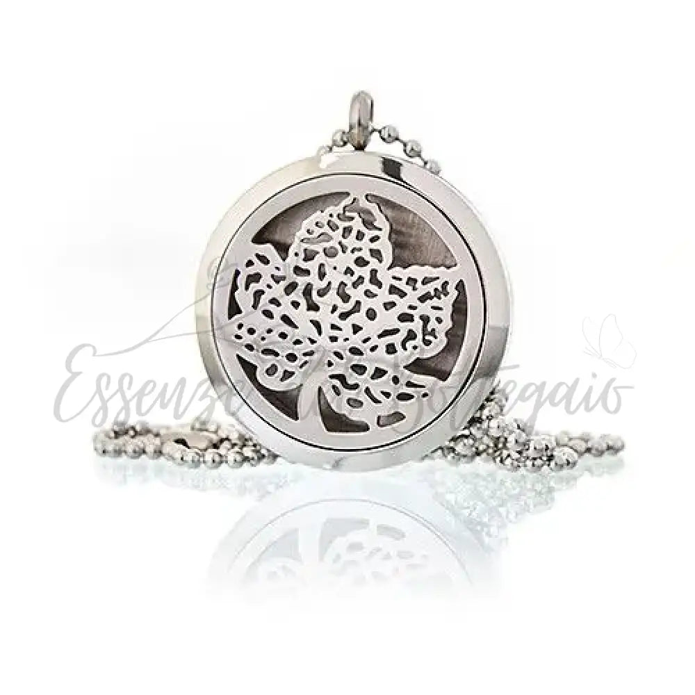 Collana Aroma - Foglia 30mm - Aromatherapy Diffuser Necklaces