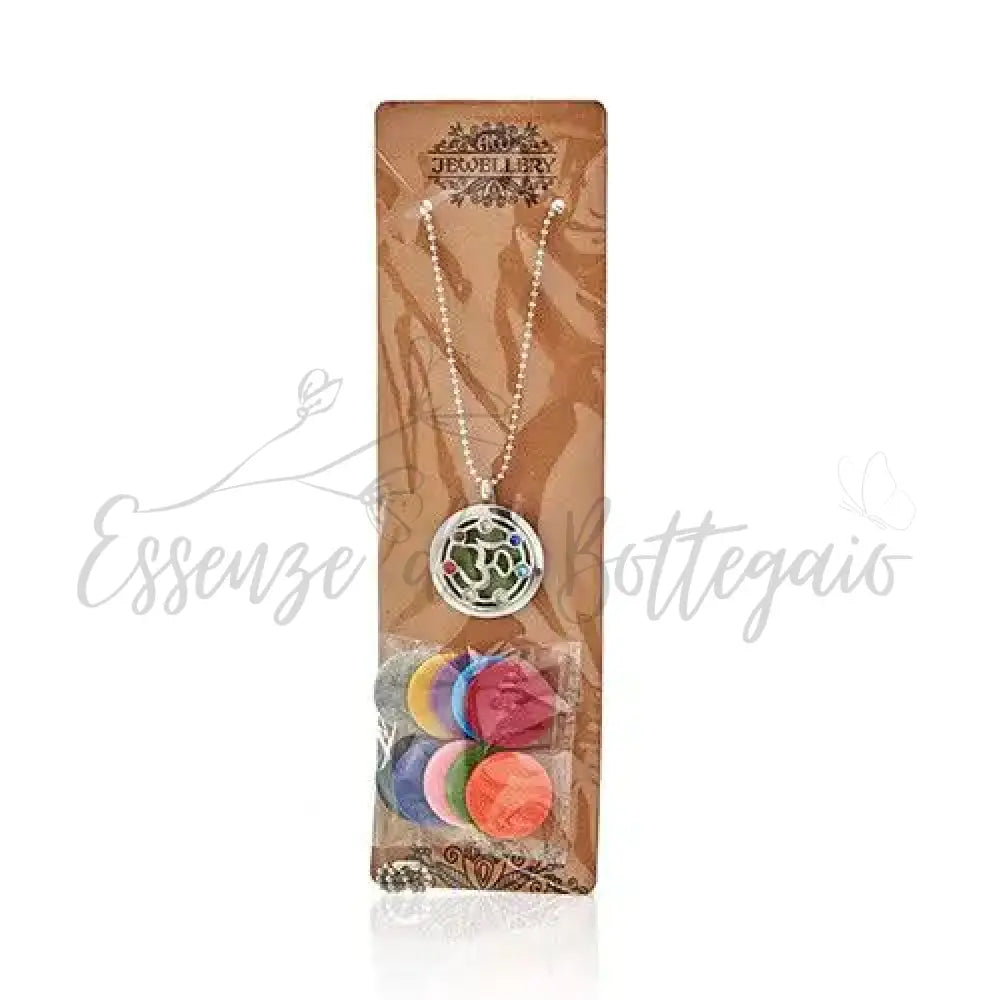 Collana Aroma - Hamsa Chakra - 30mm - Aromatherapy Diffuser Necklaces