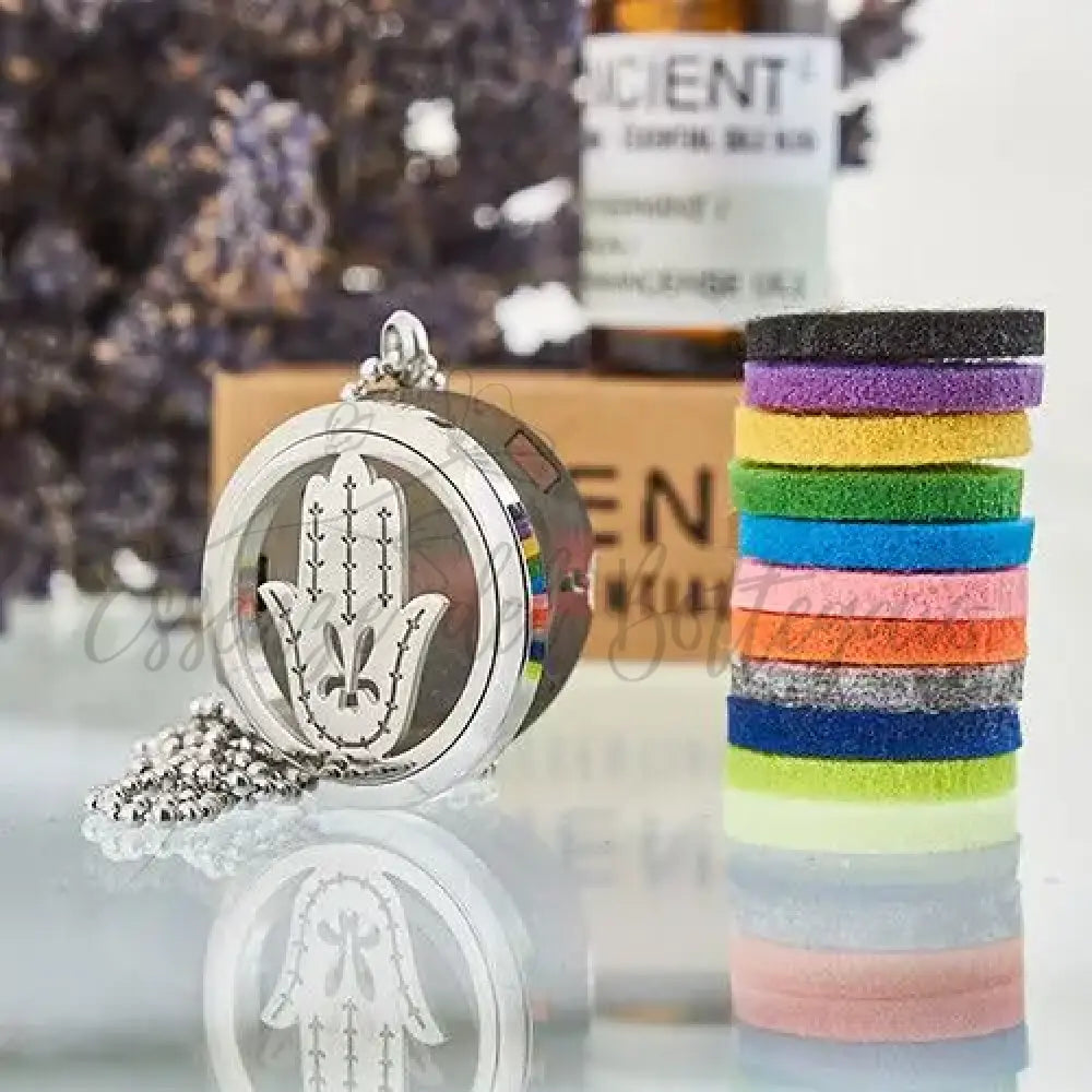 Collana Aroma - Mano di Fatima 30mm - Aromatherapy Diffuser Necklaces