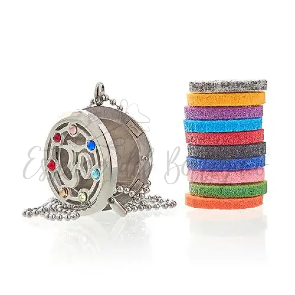 Collana Aroma - OM Chakra - 30mm - Aromatherapy Diffuser Necklaces